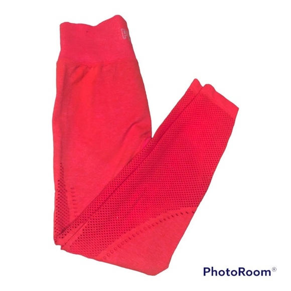 PINK active Coral side vent leggings-size small - Picture 1 of 9
